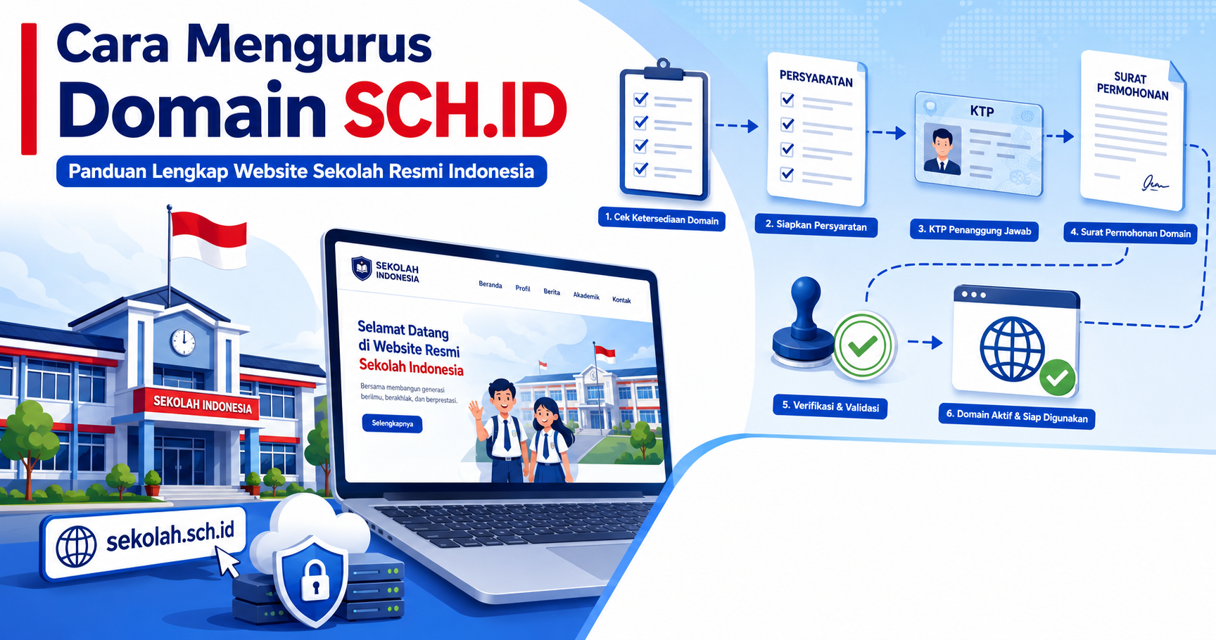 Cara Mengurus Domain SCH.ID untuk Website Sekolah Resmi di Indonesia